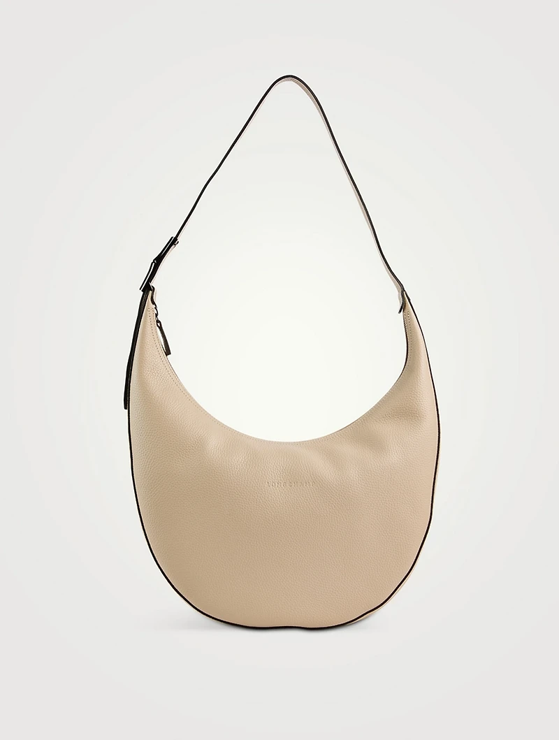 Large Roseau Leather Shoulder Bag