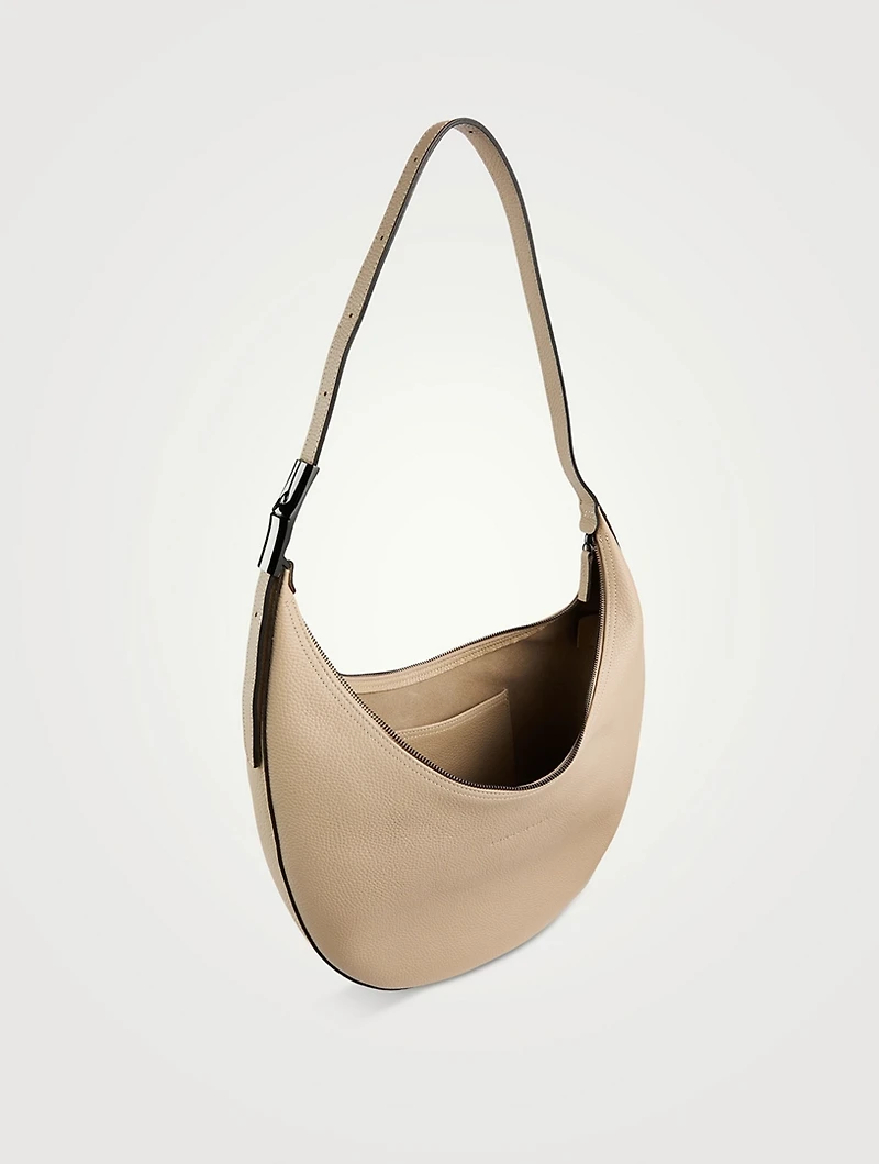 Large Roseau Leather Shoulder Bag
