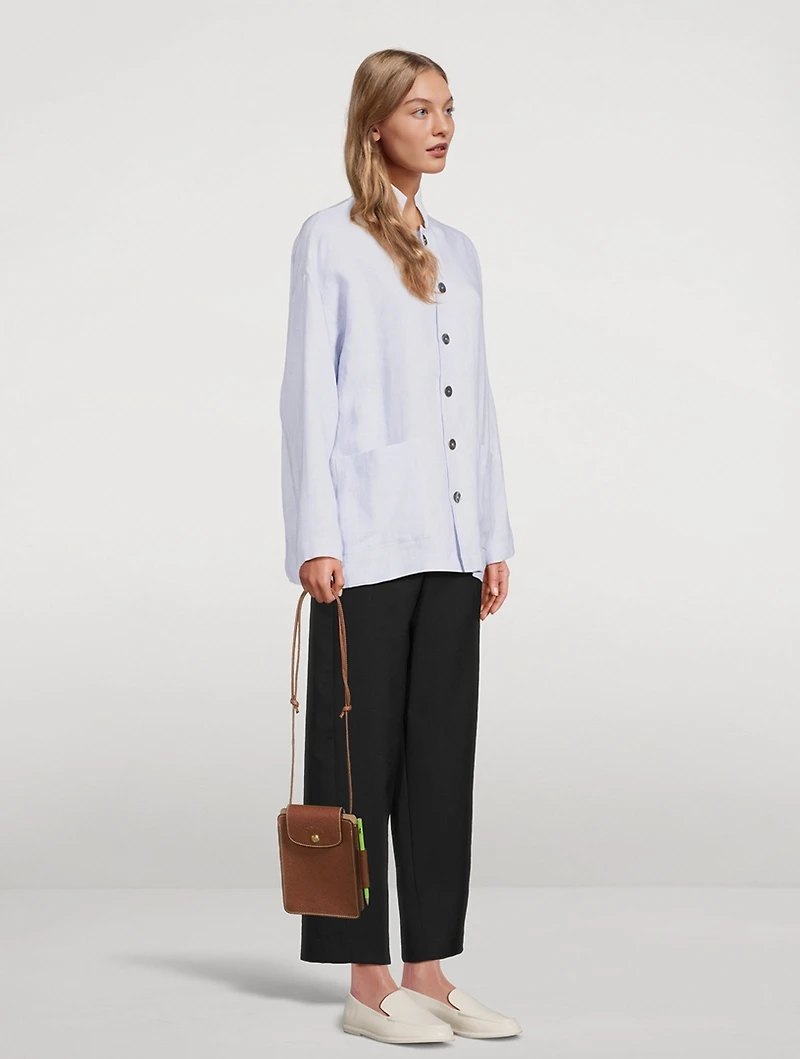 XS Épure Leather Crossbody Bag