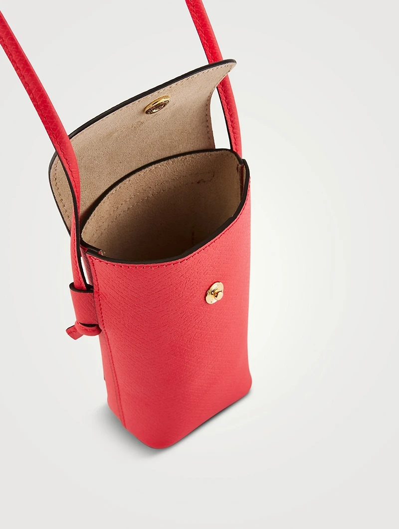 Épure Leather Crossbody Phone Case