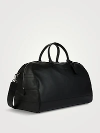 Medium Le Foulonné Leather Travel Bag