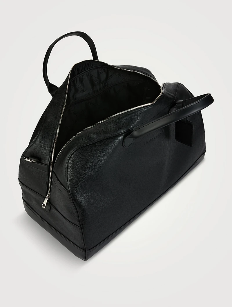 Medium Le Foulonné Leather Travel Bag