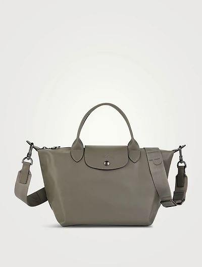 Small Le Pliage Xtra Leather Top Handle Bag