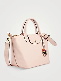 Small Le Pliage Xtra Leather Top Handle Bag