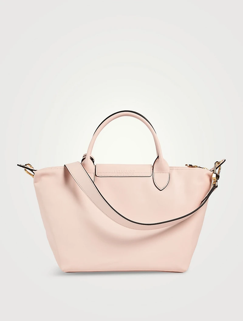 Small Le Pliage Xtra Leather Top Handle Bag