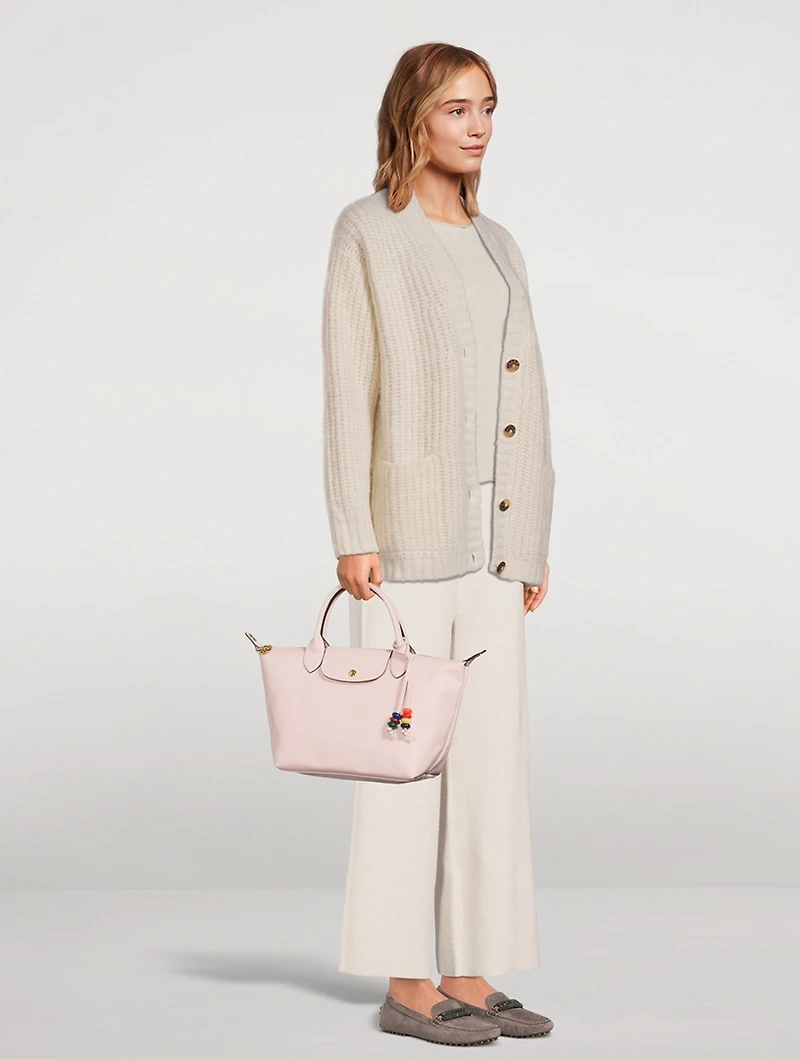 Small Le Pliage Xtra Leather Top Handle Bag