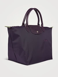 Medium Le Pliage Green Top Handle Bag