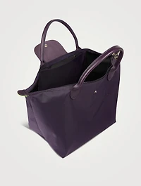 Medium Le Pliage Green Top Handle Bag