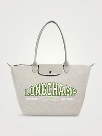 Large Le Pliage Collection Jersey Shoulder Bag