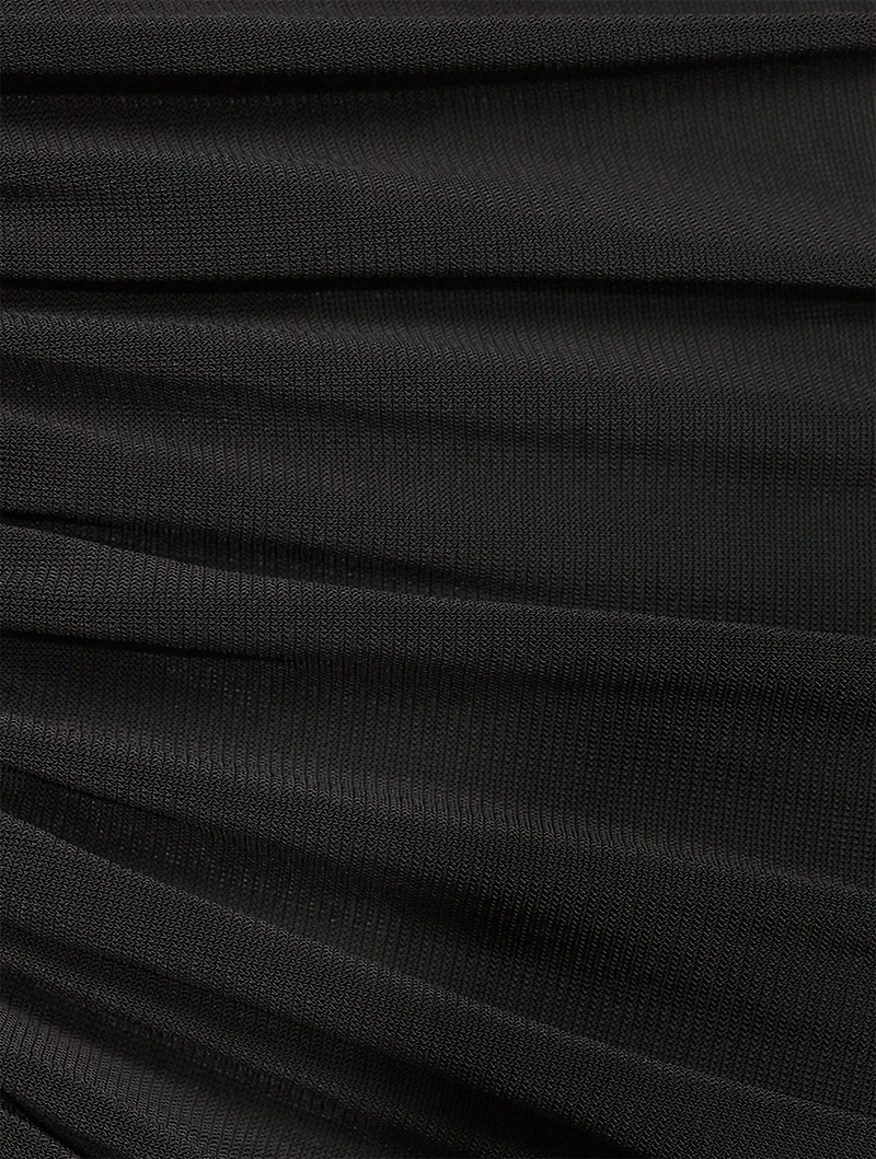 Draped Jersey Dress