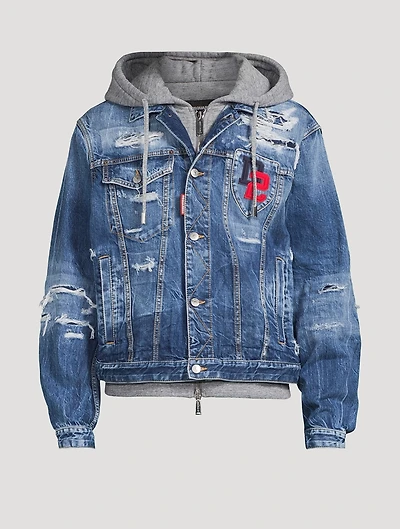 Distressed Denim Jacket