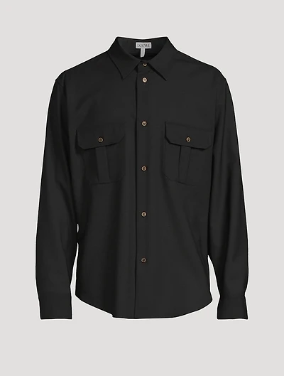 Stretch-Wool Shirt