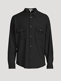 Stretch-Wool Shirt