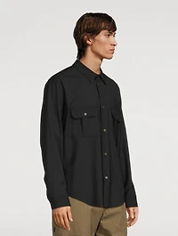 Stretch-Wool Shirt