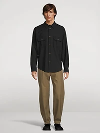 Stretch-Wool Shirt
