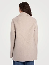 Puzzle Fold Wool And Cashmere Jacket