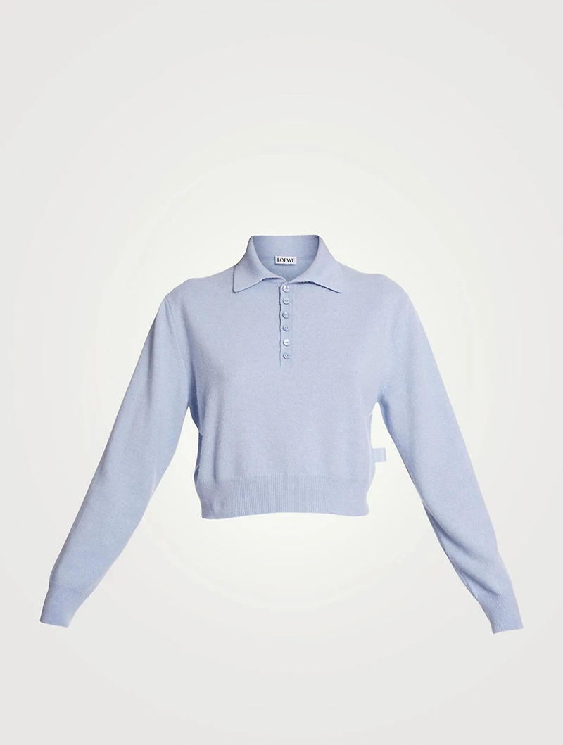 Cashmere Polo Sweater