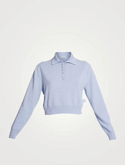 Cashmere Polo Sweater