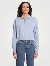 Cashmere Polo Sweater
