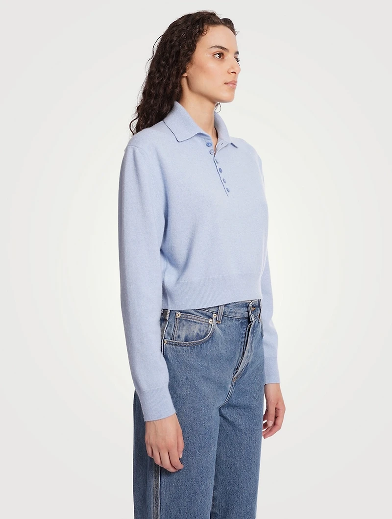 Cashmere Polo Sweater