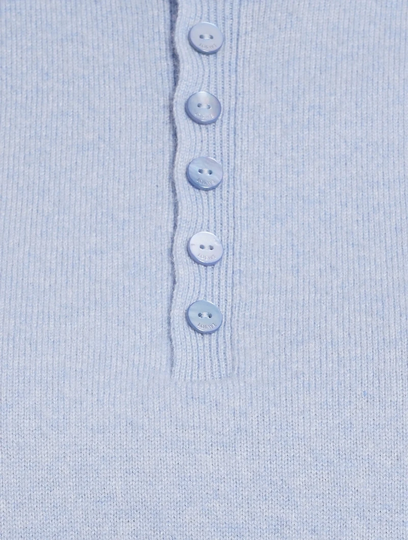 Cashmere Polo Sweater