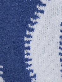 Wavy Intarsia Sweater