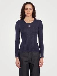 Lurex Knit Top