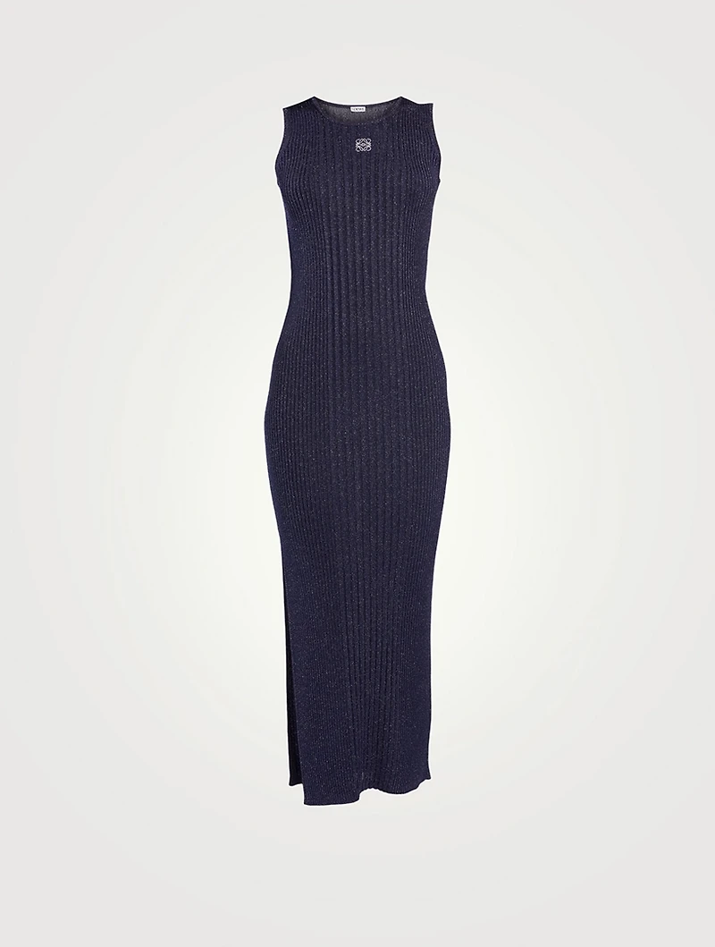 Lurex Knit Tank Dress