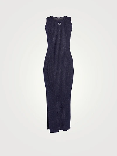 Lurex Knit Tank Dress