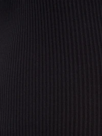 Rib-Knit Halter Dress