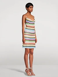 Chevron Knit Mini Dress