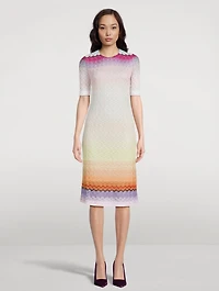 Short-Sleeve Midi Dress