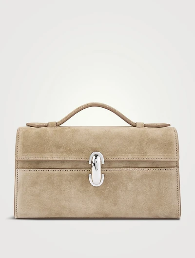 Symmetry Suede Pochette