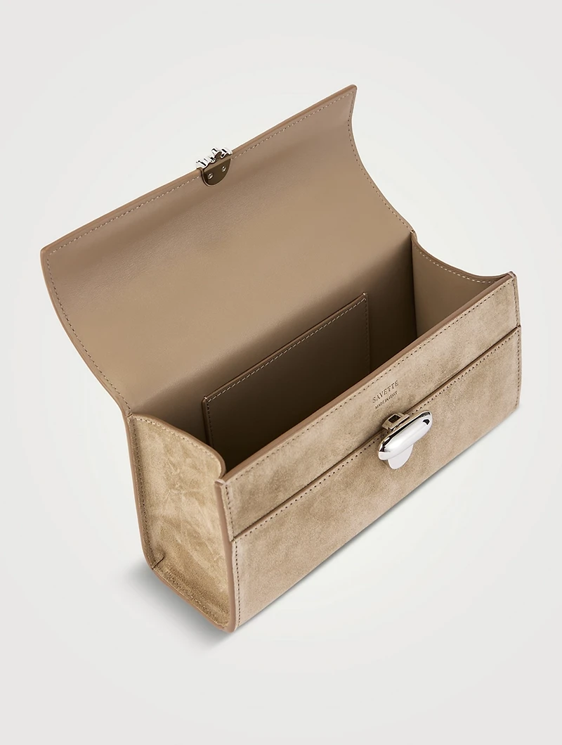 Symmetry Suede Pochette