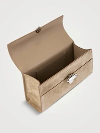 Symmetry Suede Pochette