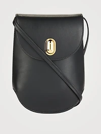 Tondo Leather Crossbody Pouch