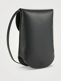Tondo Leather Crossbody Pouch