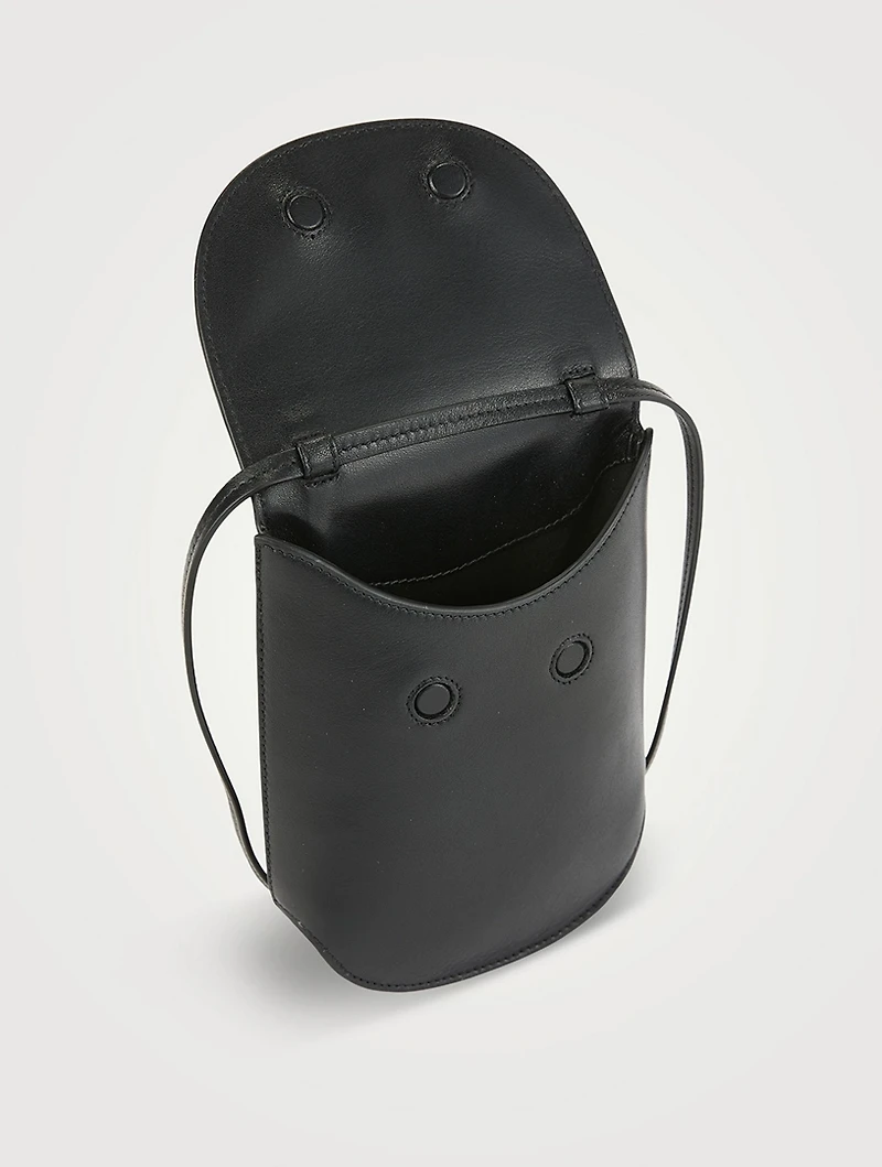 Tondo Leather Crossbody Pouch