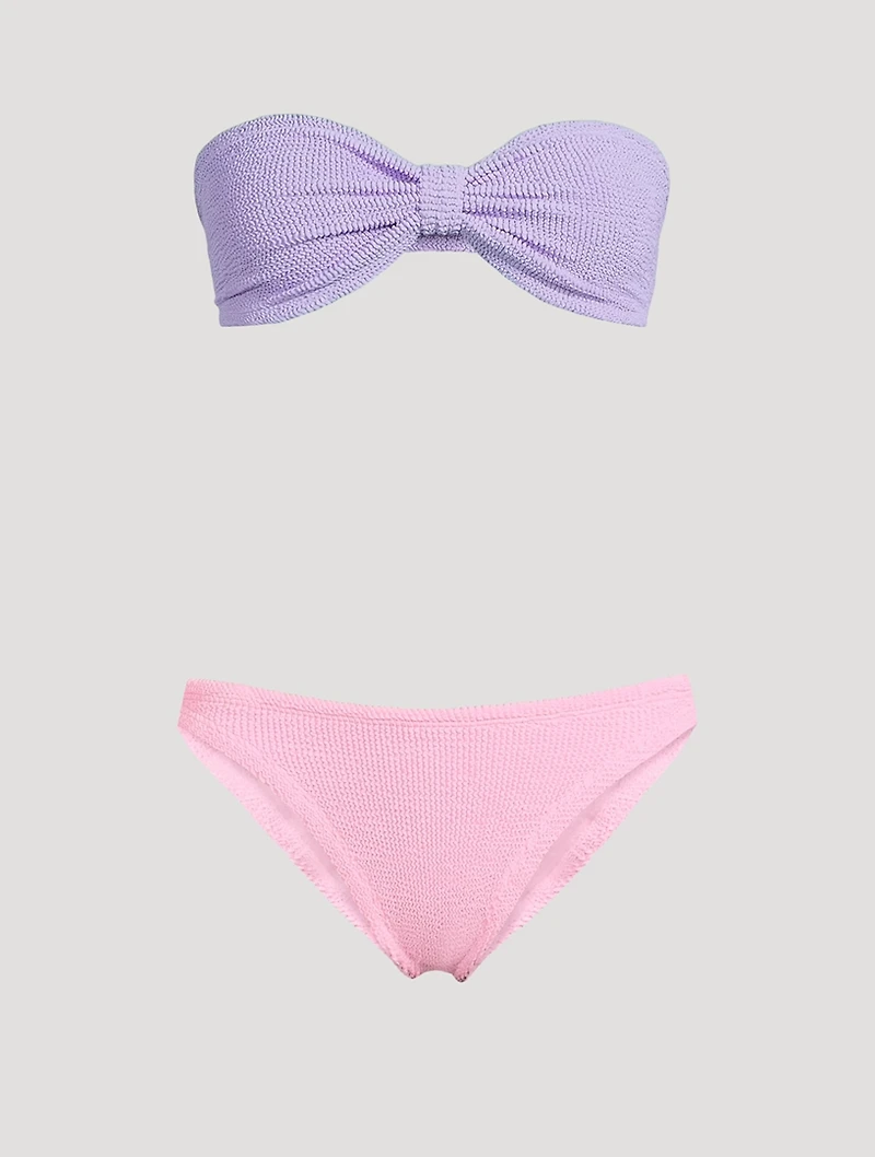 Jean Bandeau Bikini Set