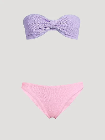 Jean Bandeau Bikini Set