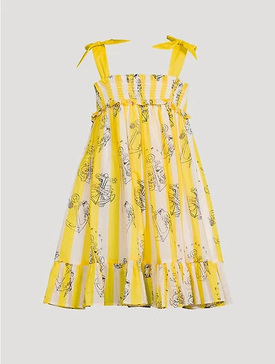 Alight Sleeveless Shirred Dress