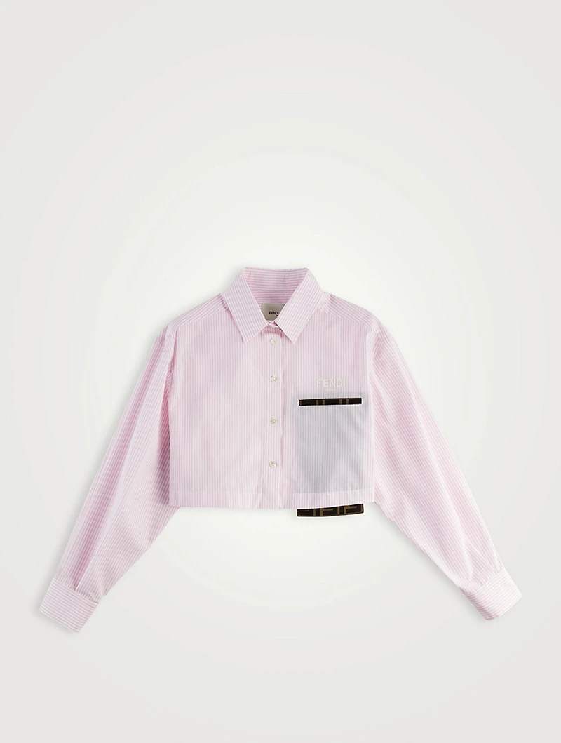 Cotton Shirt Striped Print