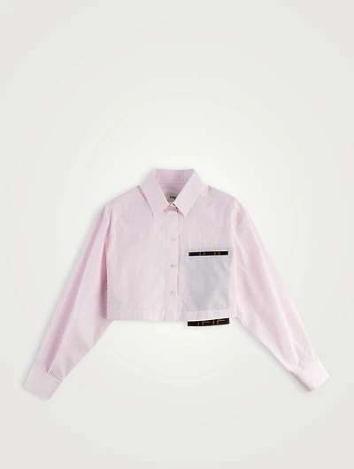 Cotton Shirt Striped Print