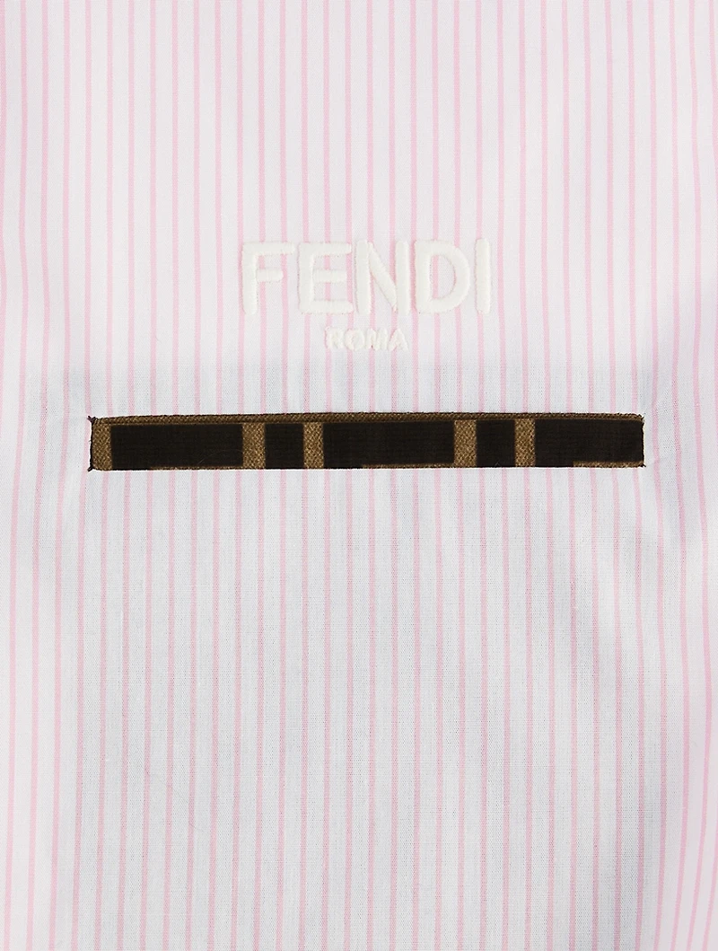 Cotton Shirt Striped Print