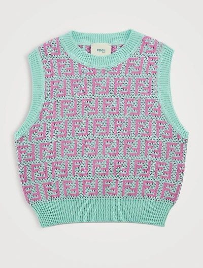 Cotton And Cashmere Sweater Vest