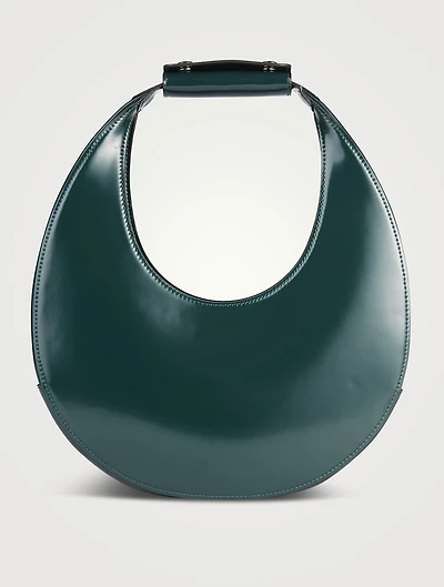 Moon Leather Shoulder Bag