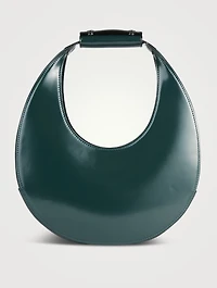 Moon Leather Shoulder Bag