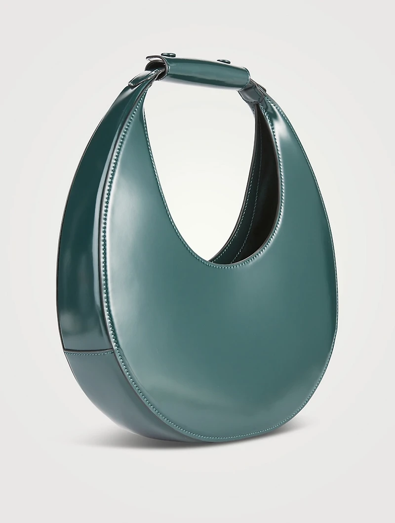 Moon Leather Shoulder Bag