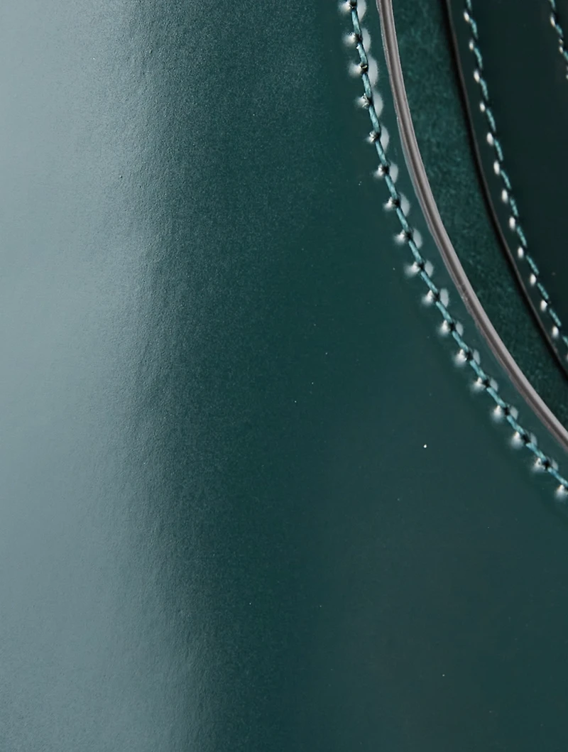 Moon Leather Shoulder Bag