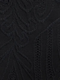 Long Sleeve Lace Mini Dress